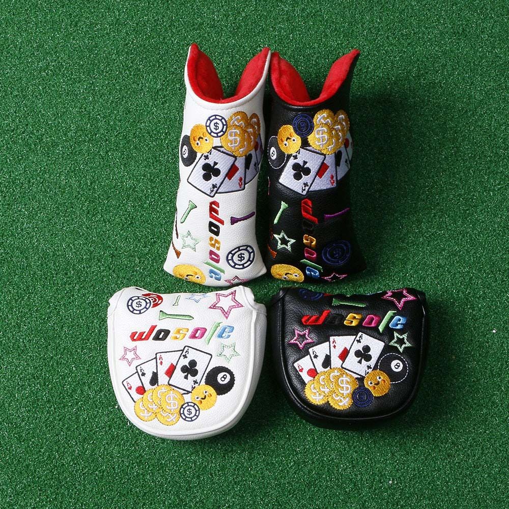 Headcover Golf Club Cover Golf - Putter Mallet Blade recension och pris