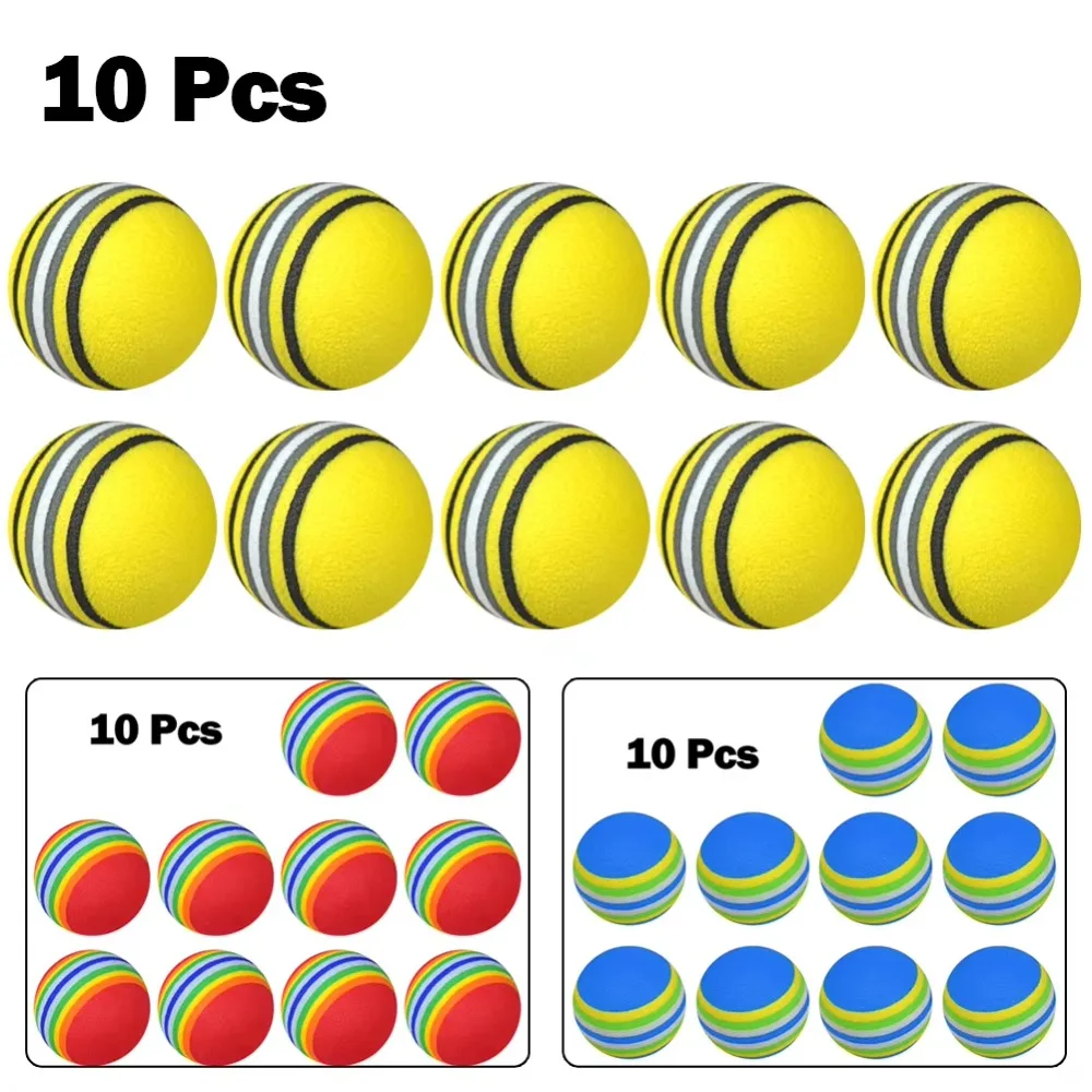 10Pcs 35mm Golf Practice Foam  - Practice Equipment For Golf recension och pris