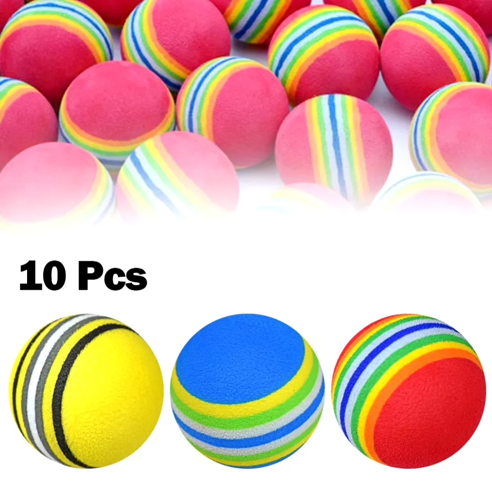 10Pcs 35mm Golf Practice Foam  - Practice Equipment For Golf recension och pris