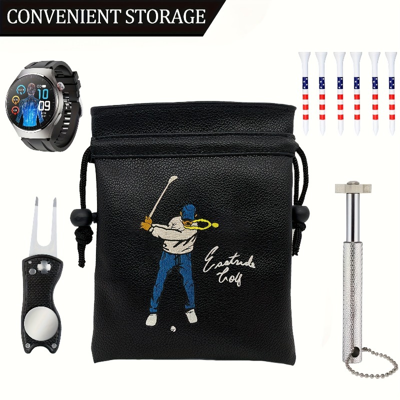 Portable Golf Bag with Drawstr - Golf Equipment Drawing recension och pris