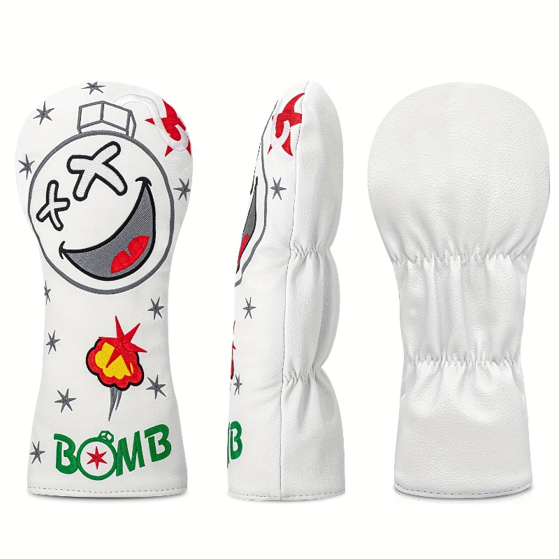 Golf Club Head Cover - White,  - Golf Equipment Nearby recension och pris