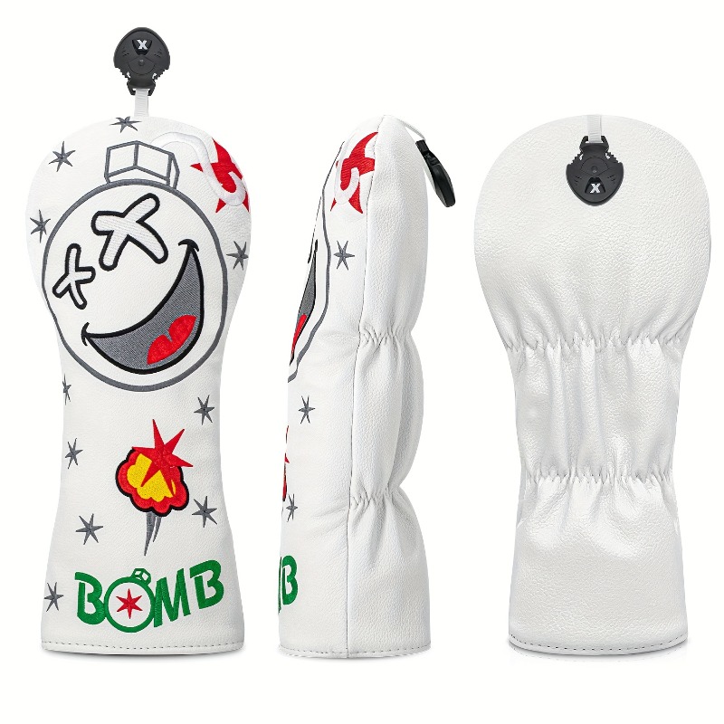 Golf Club Head Cover - White,  - Golf Equipment Nearby recension och pris