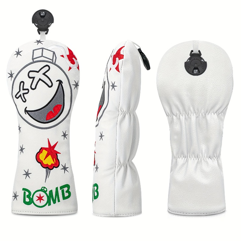 Golf Club Head Cover - White,  - Golf Equipment Nearby recension och pris