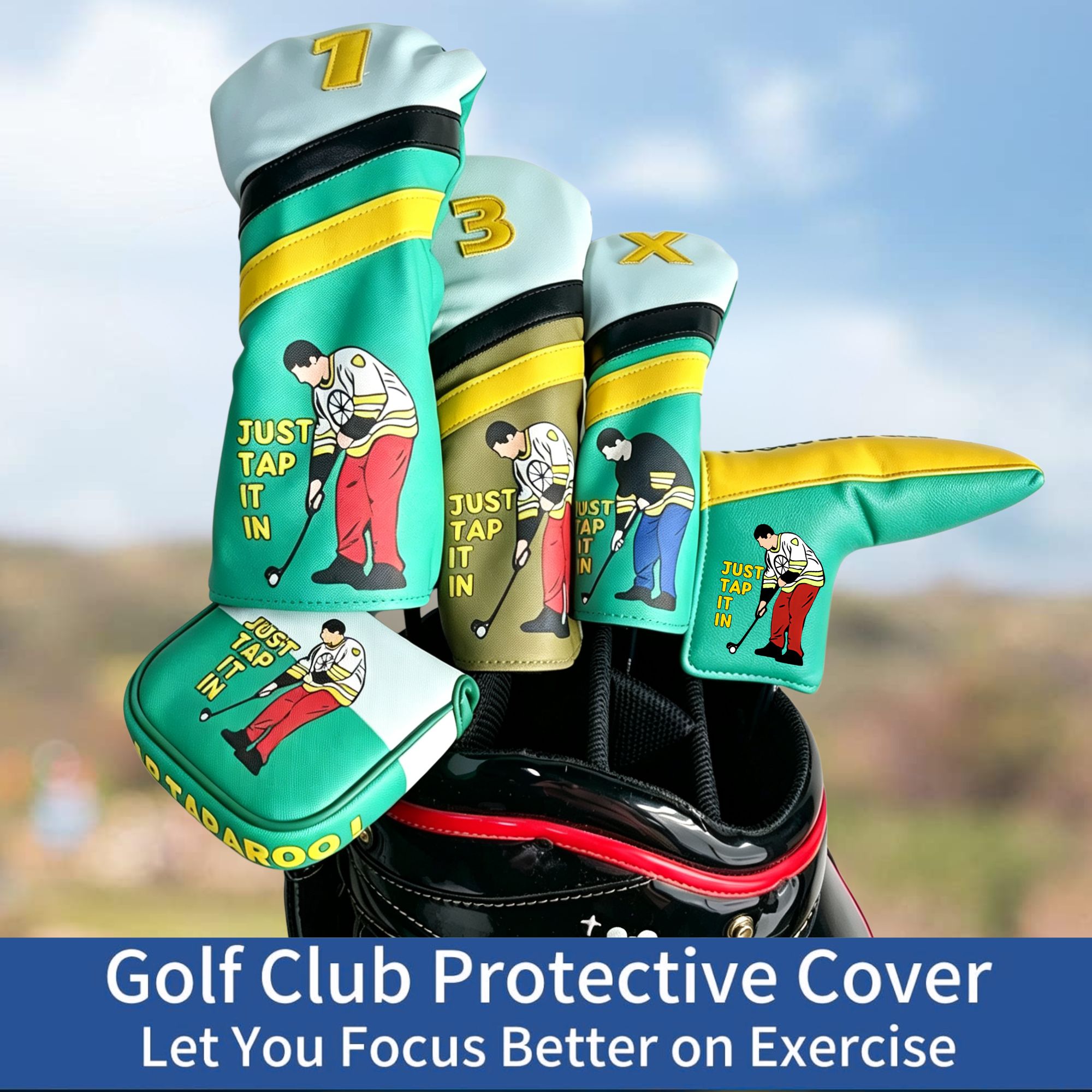 Happy Gilmore Golf Headcover C - Putter Mallet Blade recension och pris