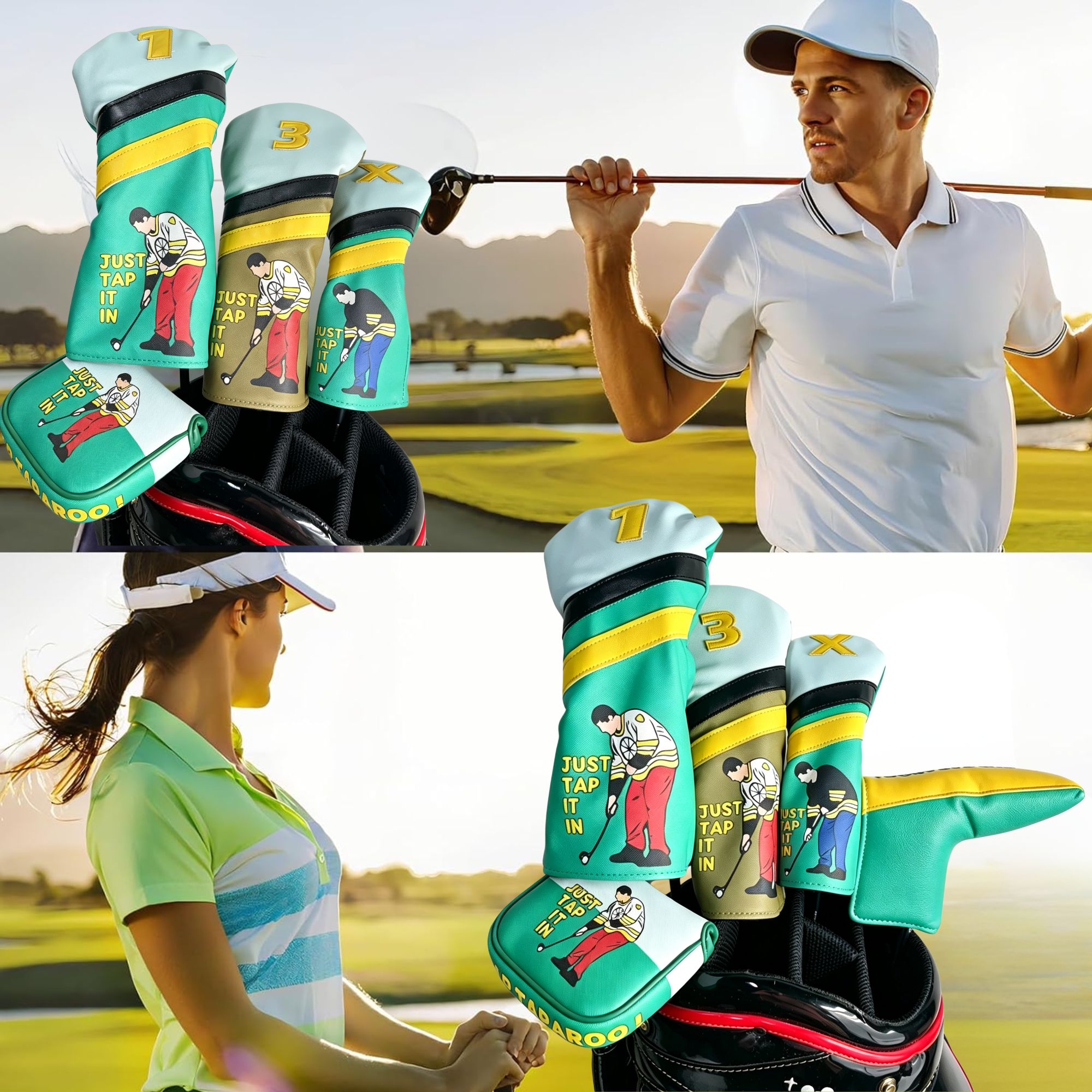 Happy Gilmore Golf Headcover C - Putter Mallet Blade recension och pris