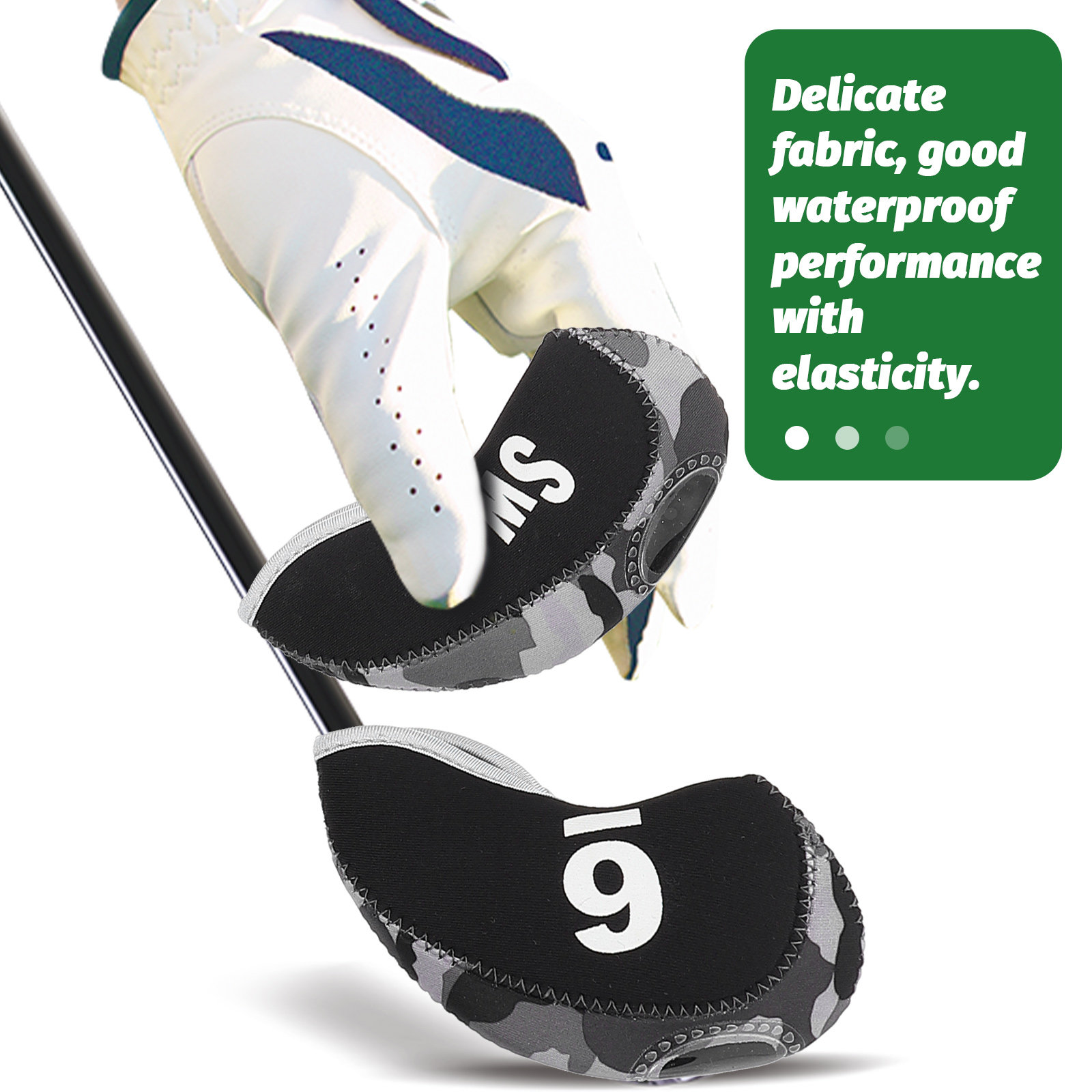 10Pcs Golf Putter Headcover Cl - Putter Mallet Blade recension och pris