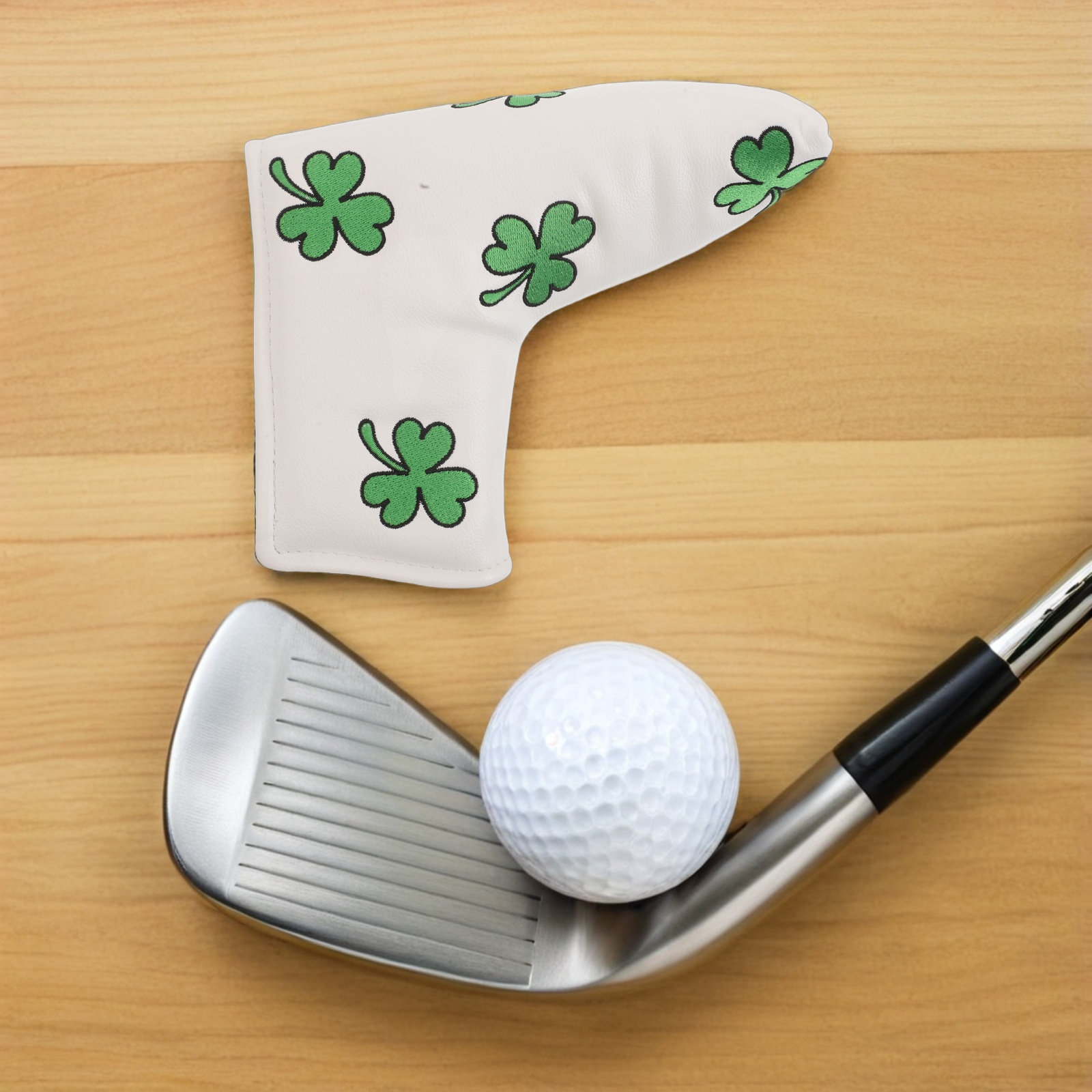 Green Shamrock Embroidered Put - Putter Mallet Blade recension och pris